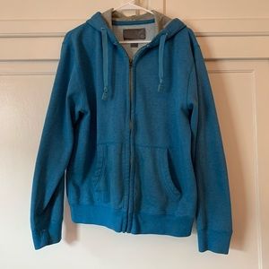Medium Blue Zip Old Navy Hoodie Sweatshirt